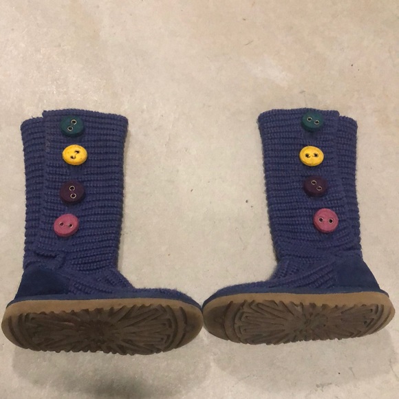 Ugg Boots Knit Suede Kids - Picture 1 of 6